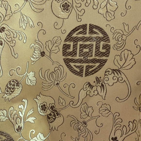 Women's Gold Patterned Jacket - Picture 3 of 6